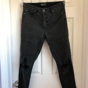 Lucky brand black skinny high rise